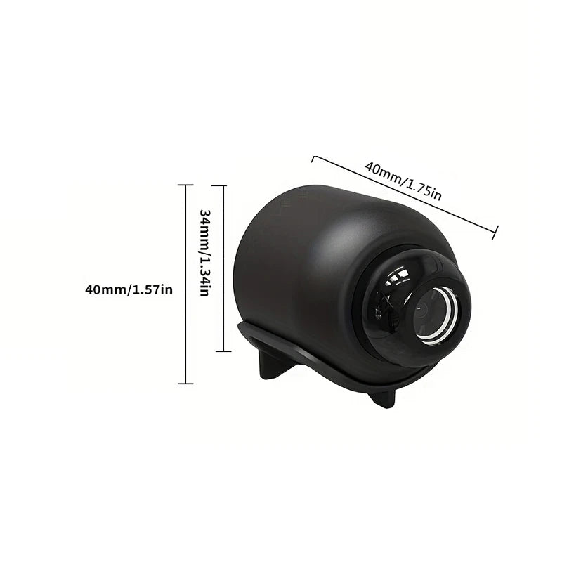 Nowa mini kamera X5 1080P z wyraźnym widzeniem w nocy, lekka i przenośna, z detekcją ruchu oraz bezprzewodową łącznością Wi-Fi.