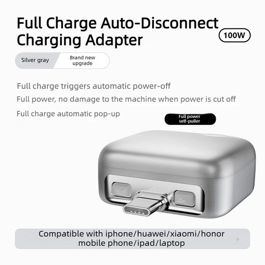 Dla urządzeń USB-C: inteligentny adapter szybkiego ładowania 140 W z funkcją automatycznego odłączania po pełnym naładowaniu i zabezpieczeniem.