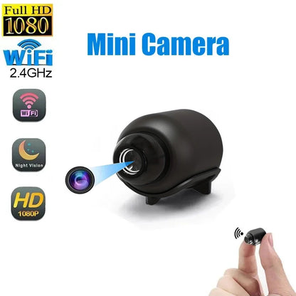 Nowa mini kamera X5 1080P z wyraźnym widzeniem w nocy, lekka i przenośna, z detekcją ruchu oraz bezprzewodową łącznością Wi-Fi.